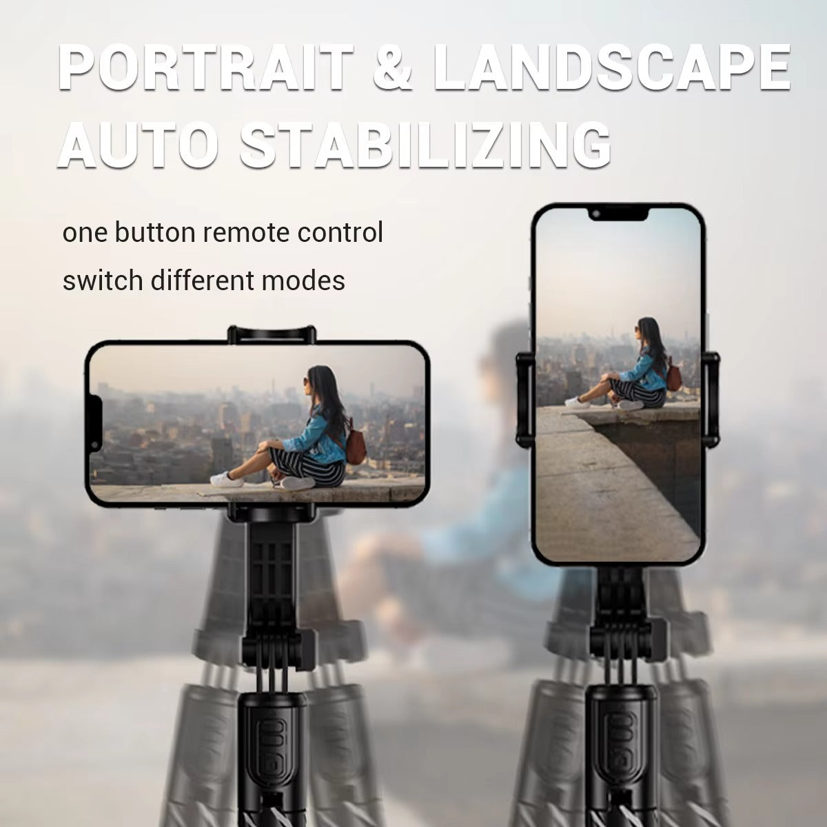 C07 360° Gimbal Selfie Stick for Instagram – 65CM Extension