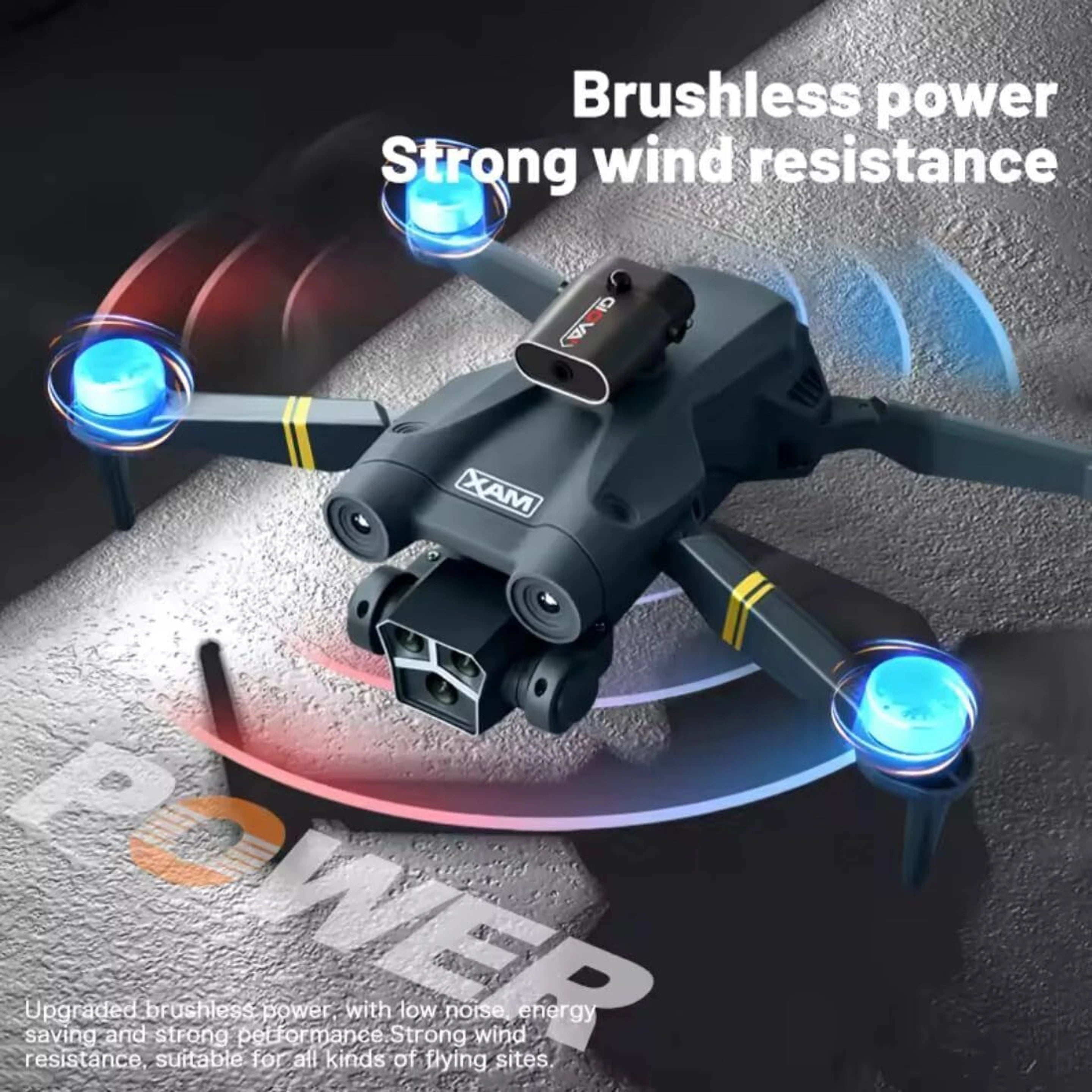M3 Max 4K Dual Camera Drone | Foldable WiFi FPV Drone with Brushless Motors