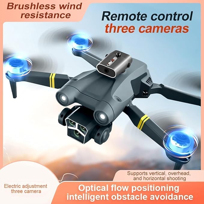 M3 Max 4K Dual Camera Drone | Foldable WiFi FPV Drone with Brushless Motors